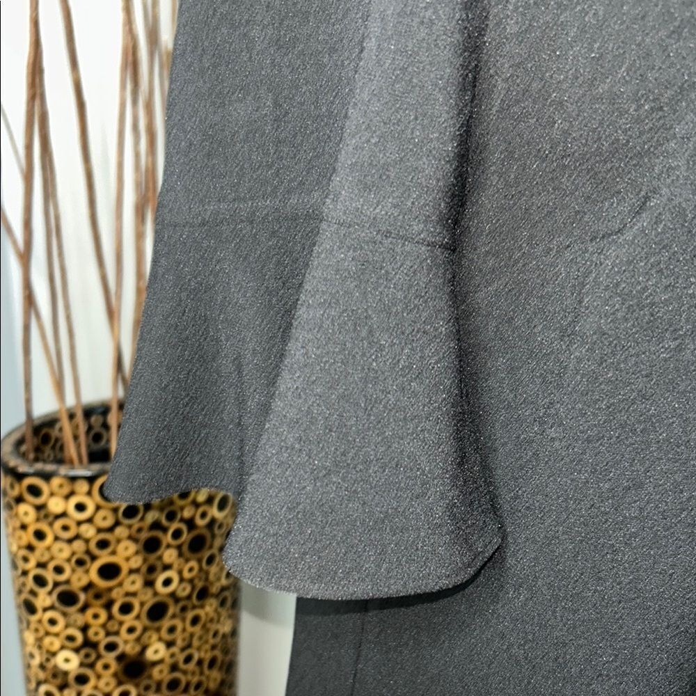 Madewell Black A-line Mini Dress with Bell Sleeves - Picture 4 of 12